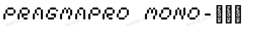 pragmapro mono字体转换